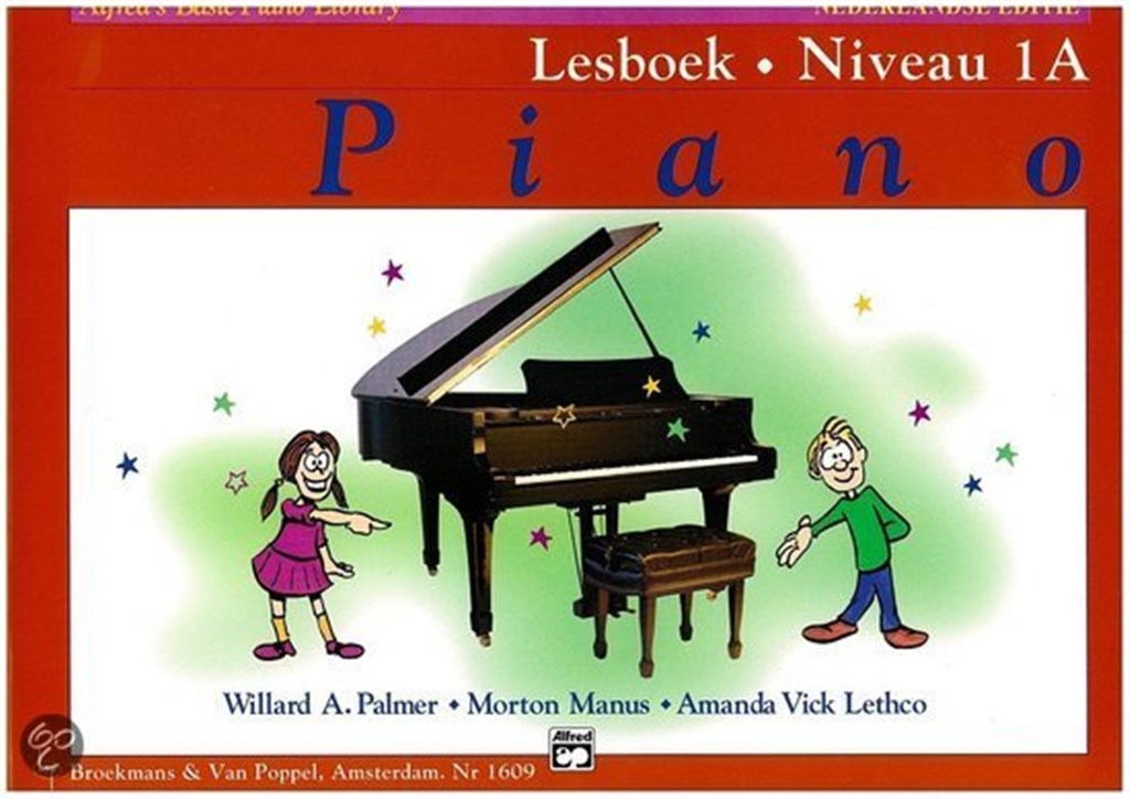 Alfred's Basic Piano Library Lesboek Niveau 1A